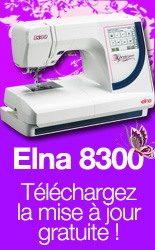 ELNA 8300 MISE A JOUR GRATUITE